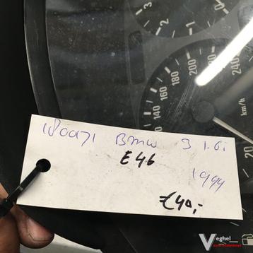 BMW  E46 1.6i 1999 1800171    Km Tellerklok 8 386 092 beschikbaar voor biedingen