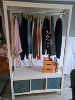 Open kledingkast ikea met roede en opbergboxen, Huis en Inrichting, Ophalen, Gebruikt, 100 tot 150 cm, 150 tot 200 cm