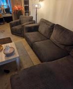 Grote rib bankstel met losse stoel mag vandaag weg, Ophalen, 250 tot 300 cm, Gebruikt, Hoekbank