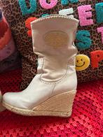 Stoere Ibiza Laarsjes - Zo Goed Als Nieuw! Maat 39, Ophalen, Zo goed als nieuw, Beige, Lage of Enkellaarzen