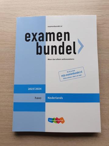 Examenbundel havo Nederlands 2023/2024 beschikbaar voor biedingen