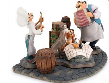 Disney Wdcc Bella Notte scene Lady & the Tramp siguren set beschikbaar voor biedingen