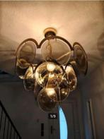 vintage Vistosi space age hanglamp 70er, Ophalen, 50 tot 75 cm, Zo goed als nieuw, Glas