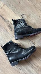 Wolky zwart leren hoge  schoen maat 40, Kleding | Dames, Schoenen, Ophalen of Verzenden, Zo goed als nieuw, Zwart