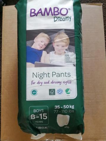 Bambo night pants 8-15 jaar boys