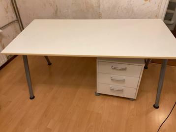 Ikea Galant bureau wit 160x 80 - afbeelding 1