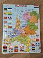 Kinder puzzel Nederland provincies steden - ALS NIEUW!, Ophalen of Verzenden, 10 tot 50 stukjes, Nieuw, 6 jaar of ouder