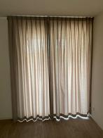 Overgordijnen uit Speciaal zaak kleur taupe mooie kwaliteit, Huis en Inrichting, Ophalen of Verzenden, Zo goed als nieuw, 200 cm of meer