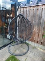 Egg Hangstoel Antraciet - ZGAN, Tuin en Terras, Tuinstoelen, Ophalen, Gebruikt, Metaal