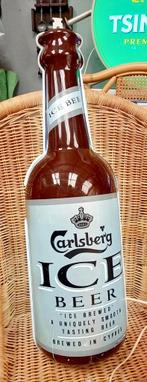 Lichtbak, lichtreclame Carlsberg Ice Beer in flesvorm, Ophalen, Gebruikt, Overige typen, Overige merken