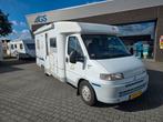 BURSTNER T 604 FRANSBED ZONNEPANEEL DAKAIRCO, Caravans en Kamperen, Campers, Standaard zit, Ringverwarming, Fiat, Bedrijf