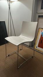 Witte eetkamer stoelen, Huis en Inrichting, Stoelen, Ophalen, Gebruikt, Wit, Metaal