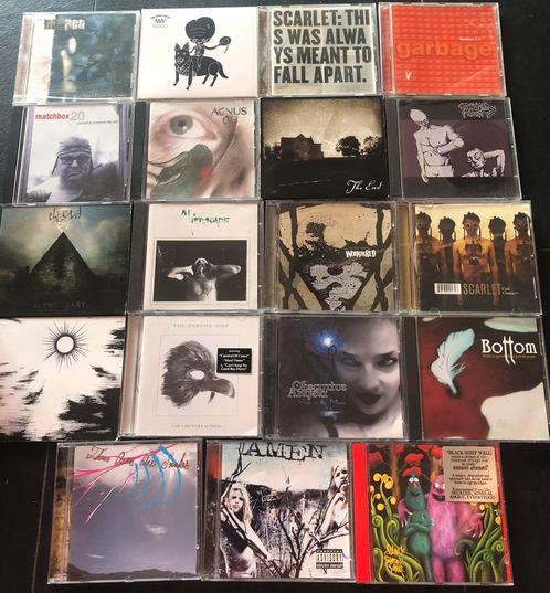 hardrock, mathcore, alternative, progressief, hardcore cd’s., Cd's en Dvd's, Cd's | Hardrock en Metal, Zo goed als nieuw, Ophalen of Verzenden
