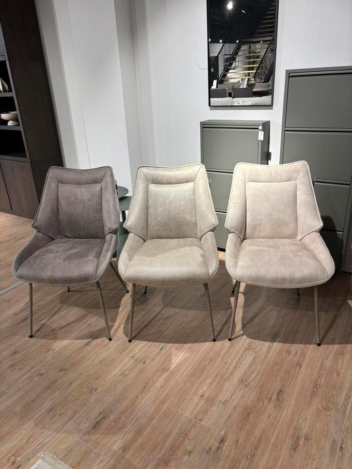 Stoel Sabu 3x, Huis en Inrichting, Stoelen, Zo goed als nieuw, Drie, Stof, Overige kleuren, Ophalen