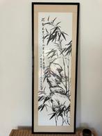 Zen schilderij met bamboe mt133/46cm, Antiek en Kunst, Ophalen