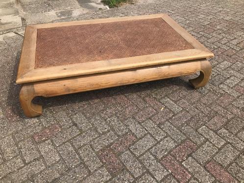 Chinese opium tafel riet ingelegd chinees grote opiumtafel, Antiek en Kunst, Antiek | Meubels | Tafels, Ophalen of Verzenden