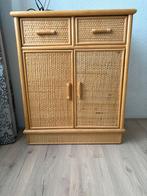 Rotan kastje retro, Huis en Inrichting, Ophalen, 1 of 2 laden, 50 tot 100 cm, Zo goed als nieuw