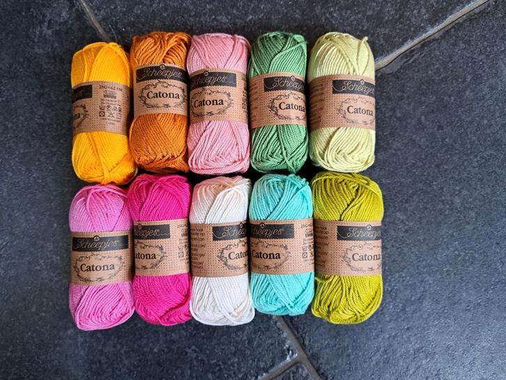 Scheepjes Catona Colour Pack - Creamsicle, Hobby en Vrije tijd, Breien en Haken, Ophalen of Verzenden