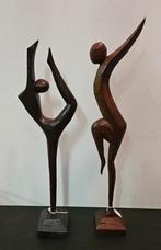 Afrikaans Houtsnijwerk Danseressen, Ophalen of Verzenden