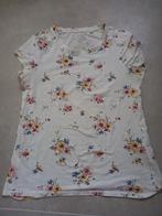 Bloemen shirt creme Clockhouse, Maat 38/40 (M), Overige kleuren, Ophalen of Verzenden, Korte mouw