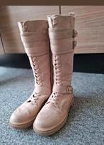 Oxmox laarzen maat 40, Kleding | Dames, Schoenen, Hoge laarzen, Oxmox, Beige, Ophalen of Verzenden
