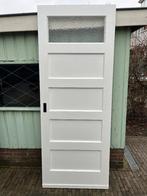 Paneel schuifdeur jaren '30, Doe-het-zelf en Verbouw, Deuren en Horren, Ophalen, Gebruikt, 80 tot 100 cm, Binnendeur