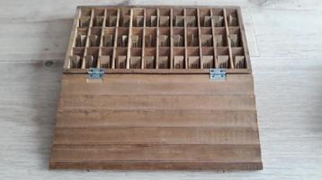letterdoos  hout  Malmberg   rekendozen beschikbaar voor biedingen