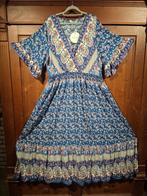 prachtige Boho jurk blauw 46/50, Kleding | Dames, Grote Maten, Ophalen of Verzenden, Blauw, Jurk