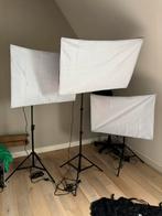 Bresser Studio filmset 3x 300 w incl toebehoren, Audio, Tv en Foto, Fotografie | Fotostudio en Toebehoren, Ophalen of Verzenden