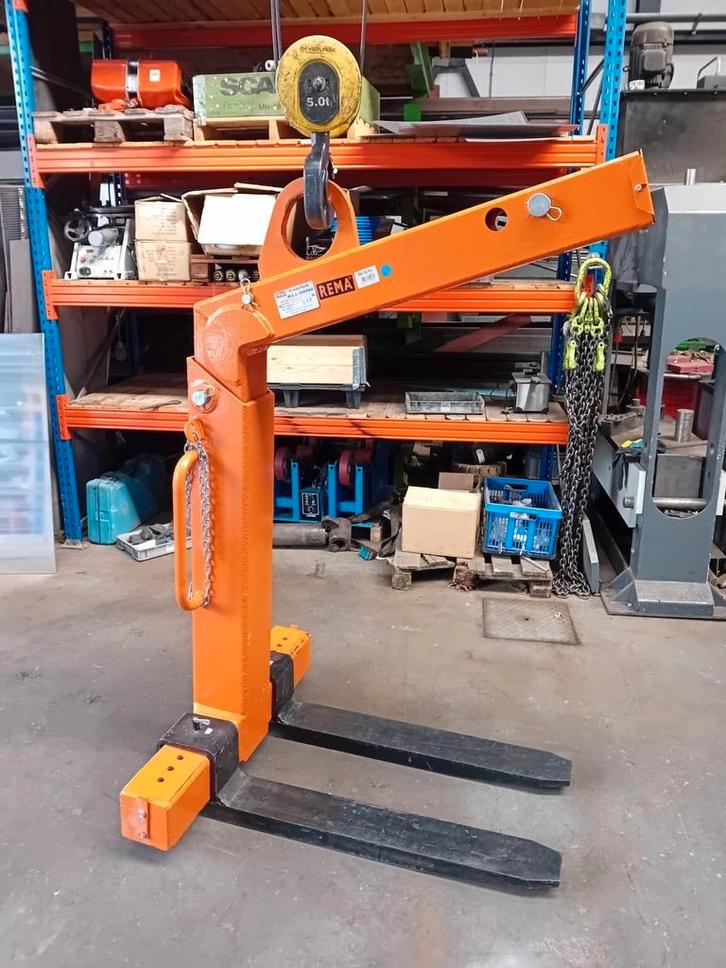 Pallethaak REMA - 5000kg Hefvermogen, Doe-het-zelf en Verbouw, Lieren en Takels, Handmatig, Ophalen of Verzenden