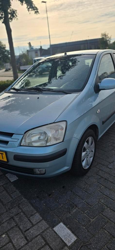 Hyundai Getz 1.3 5DRS 2003 Blauw, Auto's, Hyundai, Particulier, Getz, Airbags, Airconditioning, Alarm, Android Auto, Apple Carplay