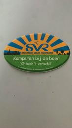 SVR kamperen bij de boer sticker, Verzamelen, Stickers, Ophalen of Verzenden, Zo goed als nieuw