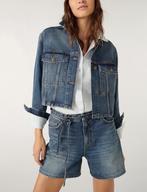 * BA&SH 38 * Nieuw cropped jeansjack, spijkerjas Manon, Maat 38/40 (M), Blauw, Nieuw, Ophalen of Verzenden