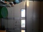 Mooie grote roldeur 3.50x3.6 m2 met loopdeur en 3 ramen, Doe-het-zelf en Verbouw, Ophalen, Gebruikt, Garagedeur, Kwekerij Driezum