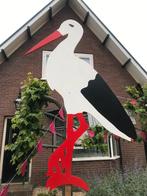 Geboorte Ooievaar te huur/huren/verhuur, Ophalen of Verzenden, Zo goed als nieuw, Geboortebord