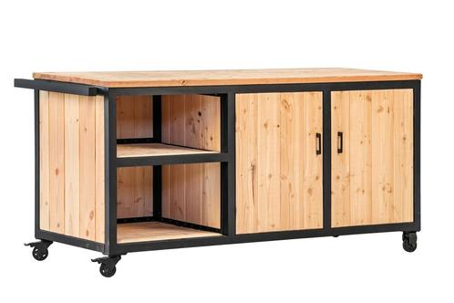 Buitenkeuken douglas 190cm lang (kamado mogelijk), Tuin en Terras, Buitenkeukens, Nieuw, Houtskool, Ophalen of Verzenden