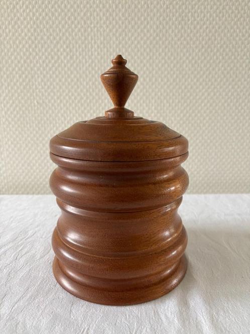 Antieke Hollandse tabakspot van hout. I, Antiek en Kunst, Curiosa en Brocante, Ophalen of Verzenden