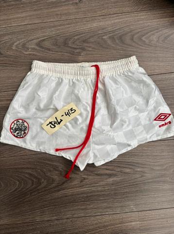Ajax broekje 1989/1990 Umbro, oude logo afca fside tdk 34 beschikbaar voor biedingen