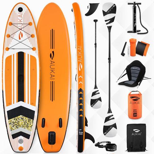 Supboard nieuw in doos - geschikt tot 200KG  oranje, Watersport en Boten, Suppen, Nieuw, SUP-boards, Ophalen of Verzenden