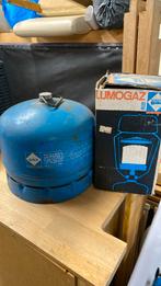Campinglamp  met gasfles, Ophalen of Verzenden, Zo goed als nieuw