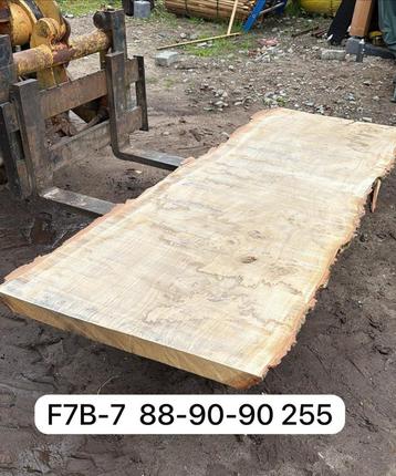 Eiken Tafel schaaldeel boomstamblad buiten picknick beschikbaar voor biedingen