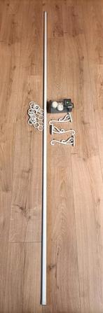 Gordijnroede compleet met ringen en bevestiging, Ophalen, Zo goed als nieuw, Minder dan 100 cm