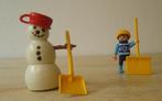 Kind met Sneeuwpop Playmobil set 4680, Ophalen of Verzenden, Zo goed als nieuw, Complete set