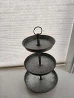 Zinken etagère., Ophalen of Verzenden, Gebruikt