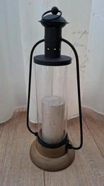 Windlicht/lantaarn, Ophalen, Zo goed als nieuw, Hout, 25 tot 50 cm