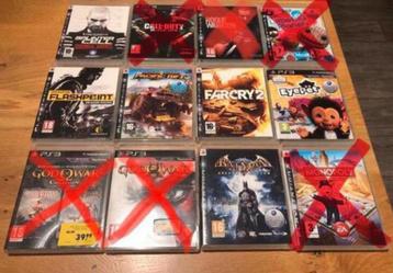 12 PS3 Games in goede staat beschikbaar voor biedingen