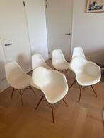 Vitra eames eetkamerstoelen wit, Huis en Inrichting, Stoelen, Ophalen, Wit, Zo goed als nieuw, Metaal