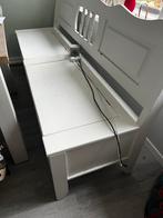 Witte Klepbank met Opbergruimte, Ophalen