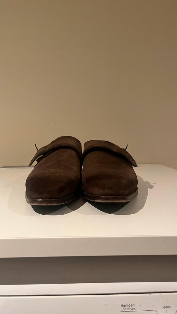 Bruine greve Gespschoenen Maat 43, Kleding | Heren, Schoenen, Gedragen, Gespschoenen, Bruin, Ophalen of Verzenden