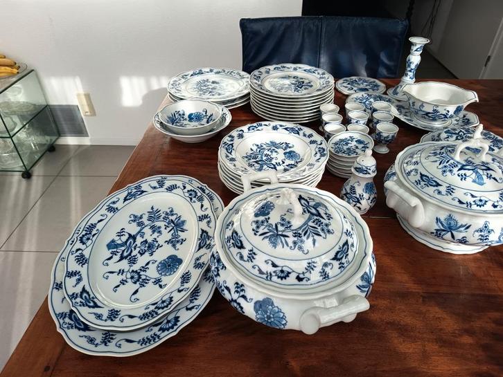Blue danube servies, Antiek en Kunst, Antiek | Servies los, Ophalen